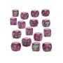 HELSMITHS OF HASHUT DICE set di 16 dadi VIOLA E VERDE warhammer AGE OF SIGMAR età 12+