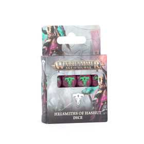 HELSMITHS OF HASHUT DICE set di 16 dadi VIOLA E VERDE warhammer AGE OF SIGMAR età 12+