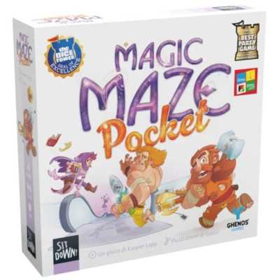 MAGIC MAZE POCKET gioco da tavolo PORTATILE ghenos games IN ITALIANO età 8+