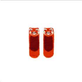 CALZINI antiscivolo CALZE animali PANDA ROSSO adulti LEGAMI adult IT'S A MATCH red