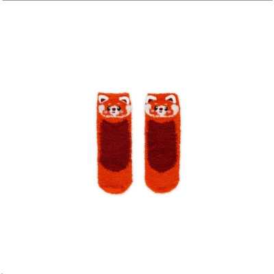 CALZINI antiscivolo CALZE animali PANDA ROSSO adulti LEGAMI adult IT'S A MATCH red
