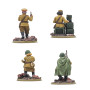 SOVIET INFANTRY HQ set di miniature IN RESINA warlord games BOLT ACTION età 14+