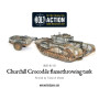 CHURCHILL CROCODILE FLAMETHROWING TANK carro armato IN RESINA E METALLO warlord games BOLT ACTION età 14+