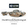 CHURCHILL CROCODILE FLAMETHROWING TANK carro armato IN RESINA E METALLO warlord games BOLT ACTION età 14+