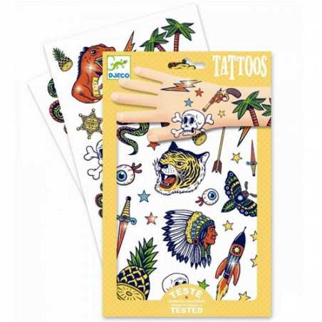 TATUAGGI BANG BANG tattoo per bambini DJECO DJ09577 rimuovibili con acqua