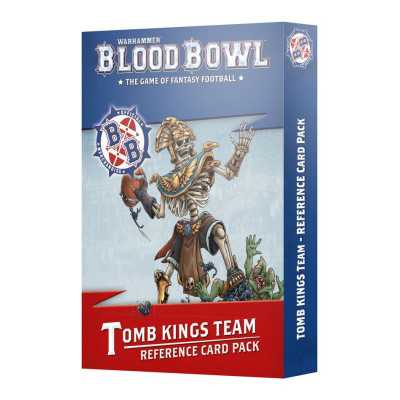 TOMB KINGS TEAM reference card pack IN INGLESE mazzo di carte per BLOOD BOWL età 12+