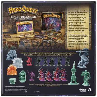 Set di schiuma per HeroQuest (2021) - Giungle di Delthrak - scatola del gioco da tavolo