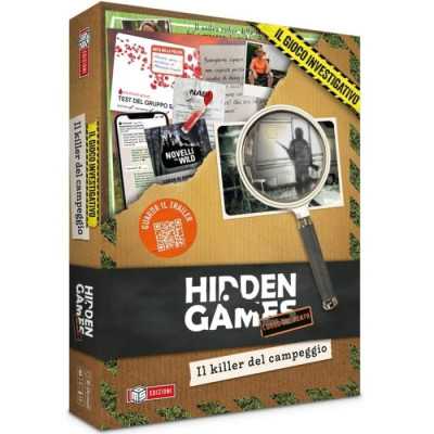 IL KILLER DEL CAMPEGGIO gioco investigativo HIDDEN GAMES ms edizioni IN ITALIANO età 14+
