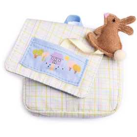 LOVELY SCHOOL BAG borsa morbida per la scuola POMEA COLLECTION per bambole DJECO età 2+