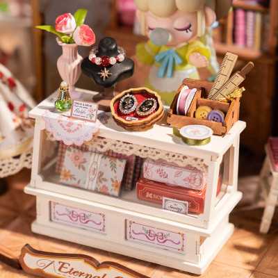 Miniature Casa In Kit Fai Da Te Con Luci LED E Movimento Musicale – Regalo Creativo Per Adulti E Ragazzi - 2
