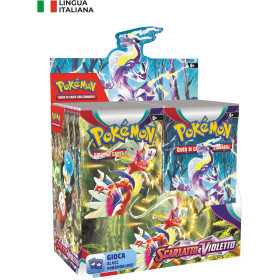 POKEMON SCARLATTO E VIOLETTO gioco di carte collezionabili BOOSTER BOX da 36 bustine IN ITALIANO