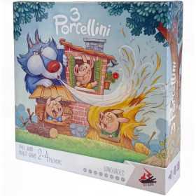 3 PORCELLINI gioco da tavolo EDIZIONE MULTILINGUE red glove IN ITALIANO età 3+
