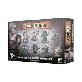 IRONHEAD SQUAT CHARTER MASTERS AND DRILL MASTERS set di 8 miniature NECROMUNDA età 12+