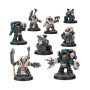 IRONHEAD SQUAT CHARTER MASTERS AND DRILL MASTERS set di 8 miniature NECROMUNDA età 12+