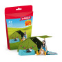 AVVENTURA IN CAMPEGGIO CON KIM pocket set FARM WORLD miniature in resina SCHLEICH 42745 età 5+