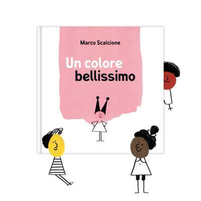 UN COLORE BELLISSIMO marco scalcione LIBRO albo illustrato MINIBOMBO età 3+
