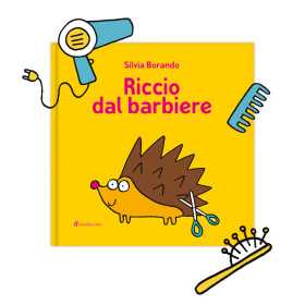 RICCIO DAL BARBIERE silvia borando LIBRO albo illustrato MINIBOMBO età 2+