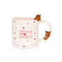 TAZZA IN GRES too cute to handle TEDDY BEAR legami MUG rosa
