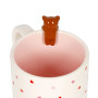 TAZZA IN GRES too cute to handle TEDDY BEAR legami MUG rosa