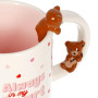 TAZZA IN GRES too cute to handle TEDDY BEAR legami MUG rosa