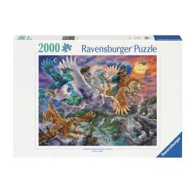 PUZZLE 2000 PEZZI ravensburger PEGASO softclick PEGASUS AND FRIENDS