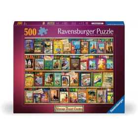 PUZZLE 500 PEZZI ravensburger VINTAGE TRAVEL GUIDES originale GUIDE DI VIAGGIO VINTAGE