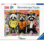 PUZZLE 500 PEZZI ravensburger AMICI PELOSI originale FURRY FRIENDS