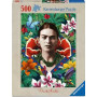 PUZZLE 500 PEZZI ravensburger FRIDA KAHLO originale FANTASIA IN FIORI