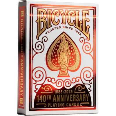 CARTE da gioco BICYCLE mazzo di carte 140TH ANNIVERSARY playing cards 54 CARTE made in usa POKER SIZE anniversario