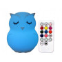 LAMPADA DA NOTTE in silicone GUFO cambiacolore Simply for Kids
