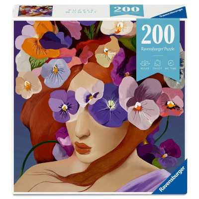 PUZZLE 200 PEZZI ravensburger VIOLET originale FLOREALE