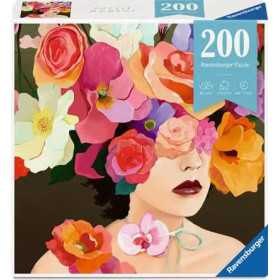 PUZZLE 200 PEZZI ravensburger ROSE originale FLOREALE