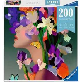 PUZZLE 200 PEZZI ravensburger IRIS originale FLOREALE