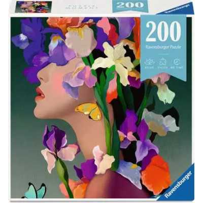 PUZZLE 200 PEZZI ravensburger IRIS originale FLOREALE