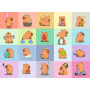 PUZZLE 100 PEZZI XXL ravensburger CAPIBARA perfect age fit CUTE CAPYBARAS età 6+