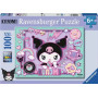 PUZZLE 100 PEZZI XXL ravensburger KUROMI perfect age fit SANRIO età 6+