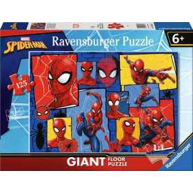 PUZZLE 125 PEZZI giganti SPIDERMAN marvel UOMO RAGNO ravensburger GIANT età 6+