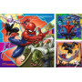 3 PUZZLE DA 49 PEZZI ravensburger SPIDERMAN set 3x49pz MARVEL età 5+