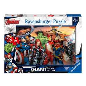 GIANT floor PUZZLE ravensburger AVENGERS da 60 PEZZI giganti MARVEL età 4+