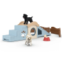 AVVENTURE PER I CUCCIOLI miniature in resina PUPPY PLAYTIME schleich FARM WORLD età 3+