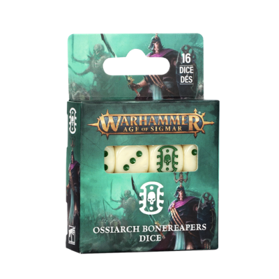 OSSIARCH BONEREAPERS DICE set di 16 dadi OSSIARCHI MIETITORI warhammer AGE OF SIGMAR età 12+