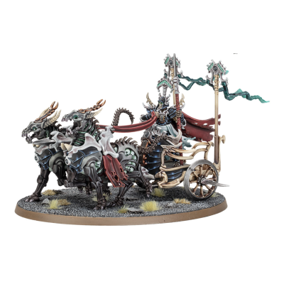 CONDOTTIERO KAVALOS su carro da guerra OSSIARCH BONEREAPERS warhammer AGE OF SIGMAR età 12+