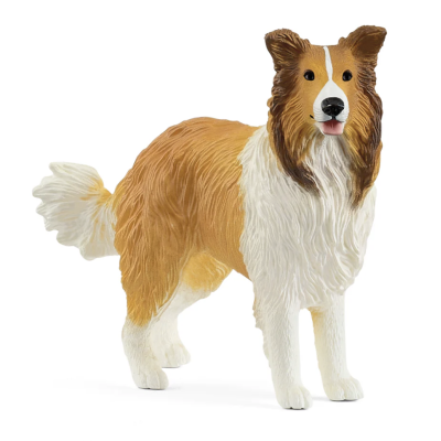 CANE COLLIE miniatura in resina SCHLEICH animali FARM WORLD 13998 età 3+