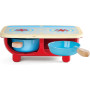 SET CUCINA CON PENTOLE gioco in legno HAPE gioco in legno TODDLER KITCHEN SET età 18 mesi+