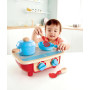 SET CUCINA CON PENTOLE gioco in legno HAPE gioco in legno TODDLER KITCHEN SET età 18 mesi+