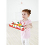 CUPCAKES pasticcini HAPE gioco di imitazione IN LEGNO cucina 18 PEZZI candela frutta wafer E3157 età 3+