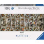 PUZZLE 1000 PEZZI ravensburger VOLTA DELLA CAPPELLA SISTINA michelangelo originale ART COLLECTION panorama