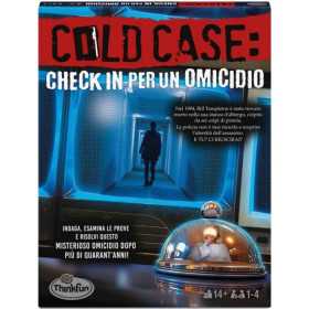 CHECK IN PER UN OMICIDIO gioco da tavolo COLD CASE 5 investigativo IN ITALIANO think fun RISOLVI IL CASO età 14+