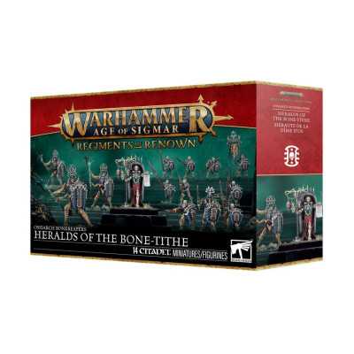 ARALDI DELLA DECIMA D'OSSA reggimento famoso OSSIARCH BONEREAPERS warhammer AGE OF SIGMAR età 12+