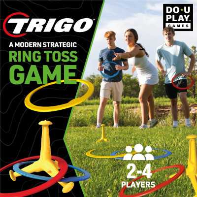 TRIGO a modern strategic ring toss game LANCIO DEGLI ANELLI gioco da esterno DO U PLAY età 3+